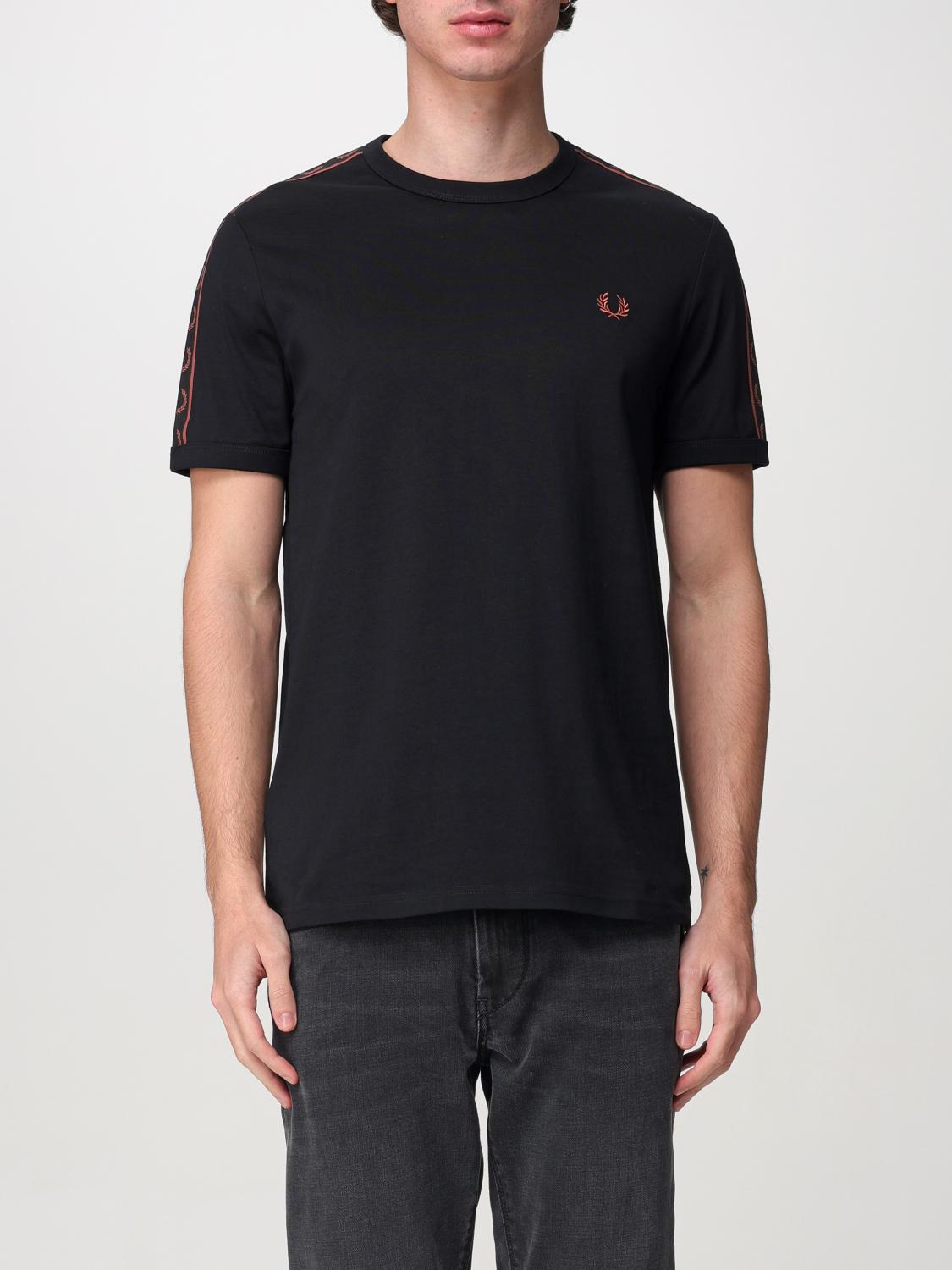 FRED PERRY 티셔츠: 티셔츠 남성 Fred Perry, 블랙 - Img 1