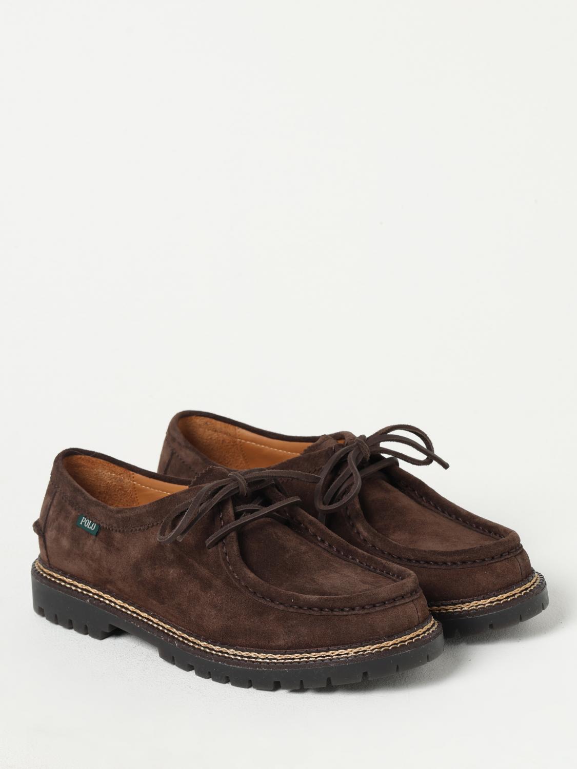 POLO RALPH LAUREN BROGUE SHOES: Shoes men Polo Ralph Lauren, Dark - Img 2