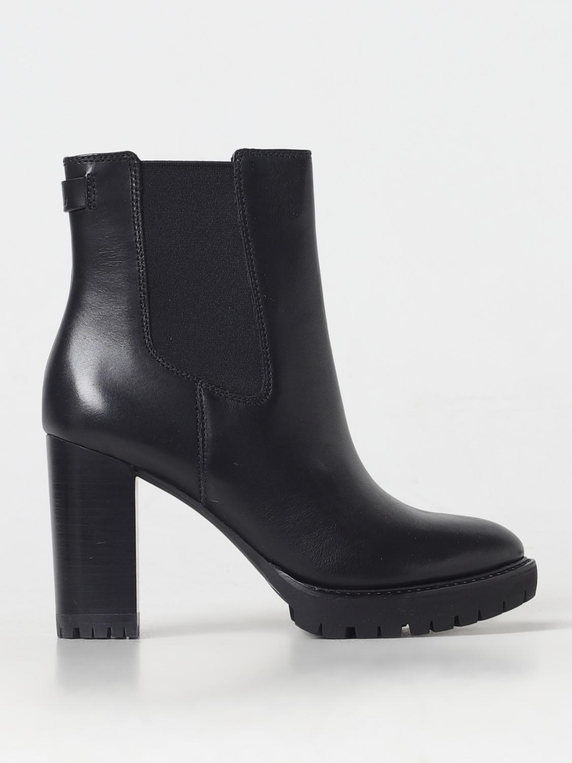 POLO RALPH LAUREN FLAT ANKLE BOOTS: Shoes woman Polo Ralph Lauren, Black - Img 1