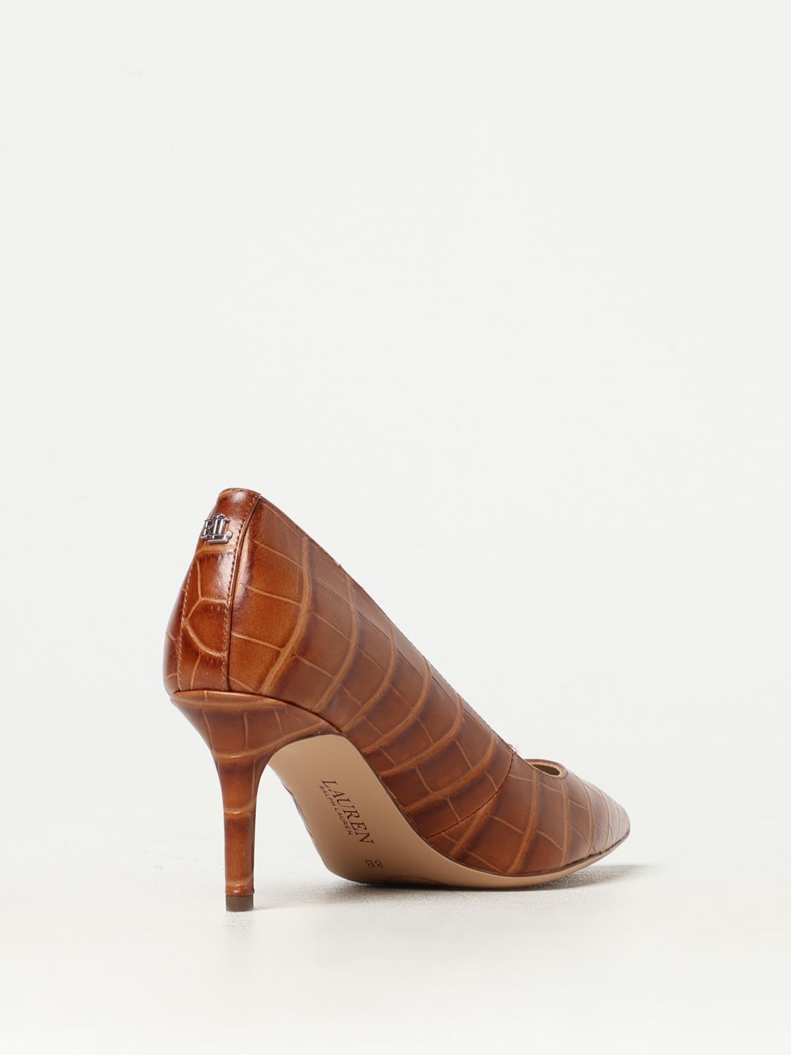 POLO RALPH LAUREN PUMPS: Shoes woman Polo Ralph Lauren, Brown - Img 3