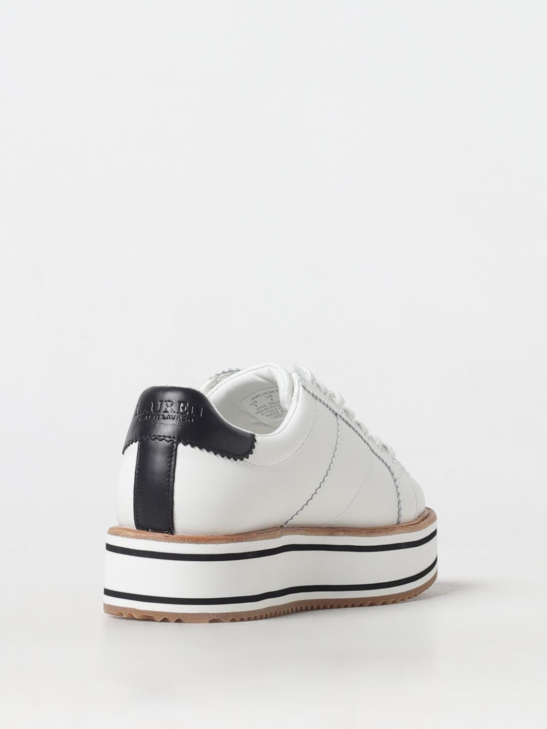 POLO RALPH LAUREN SNEAKERS: Shoes woman Polo Ralph Lauren, White - Img 3