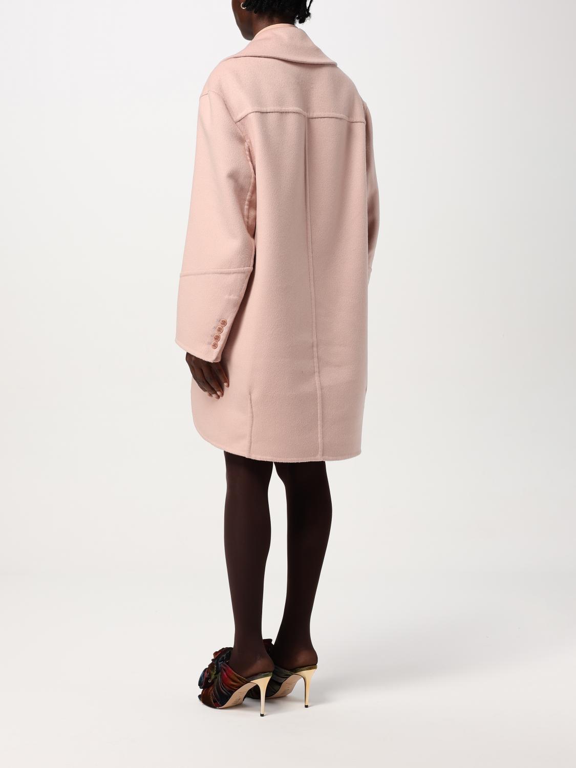 ERMANNO SCERVINO COAT: Coat woman Ermanno Scervino, Pink - Img 3