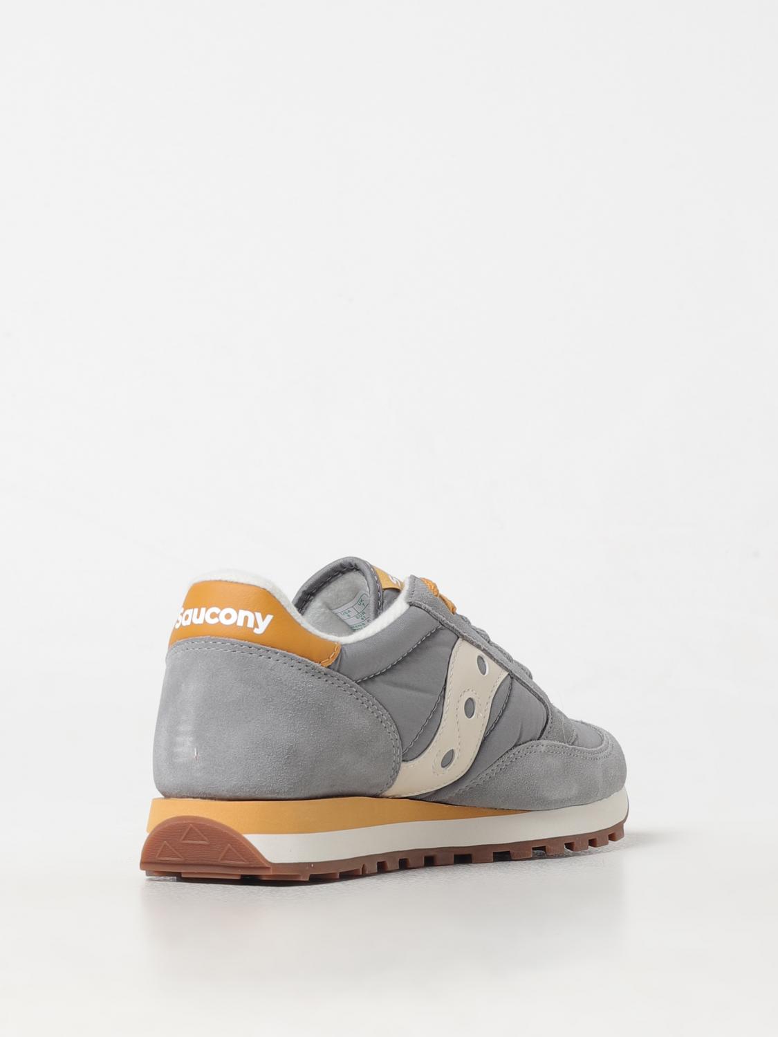 SAUCONY SNEAKERS: Sneakers Jazz Original Saucony in camoscio e mesh , Grigio - Img 3