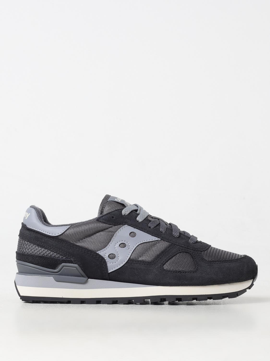 SAUCONY SNEAKERS: Sneakers Shadow Original Saucony in camoscio e mesh , Grigio - Img 1