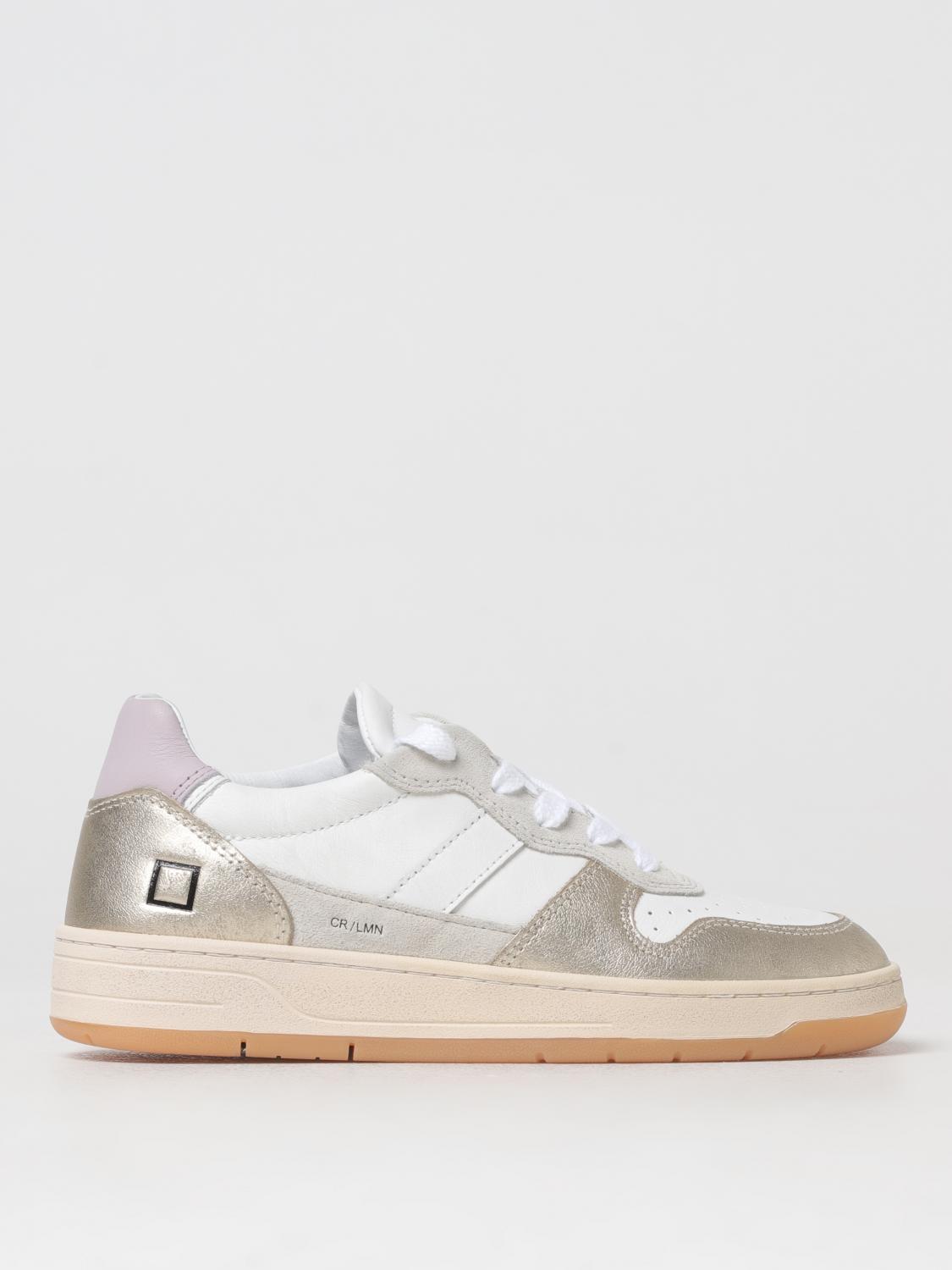 D.A.T.E. SNEAKERS: Sneakers D.A.T.E. in pelle , Bianco - Img 1