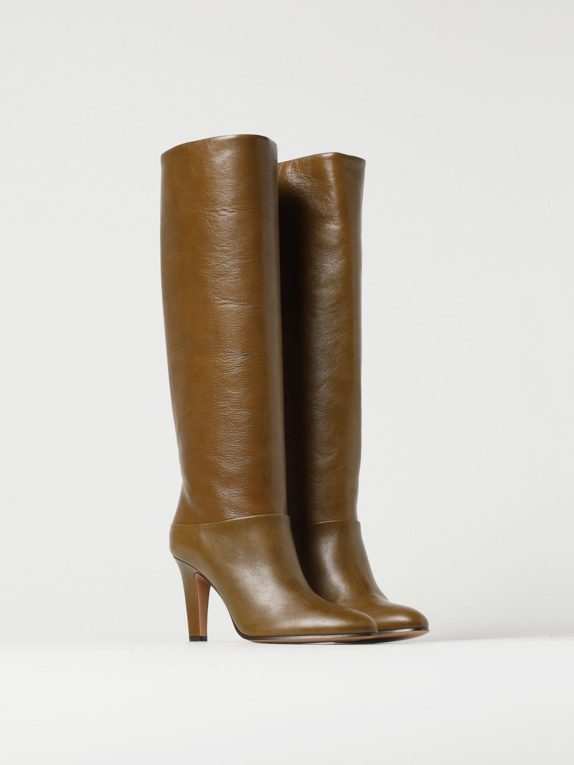 CHLOÉ BOOTS: Flat ankle boots woman ChloÉ, Brown - Img 2