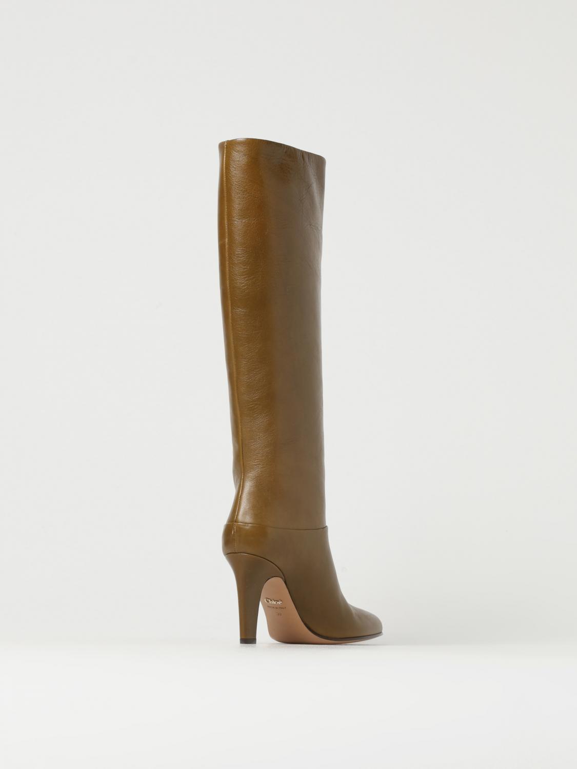 CHLOÉ BOOTS: Flat ankle boots woman ChloÉ, Brown - Img 3