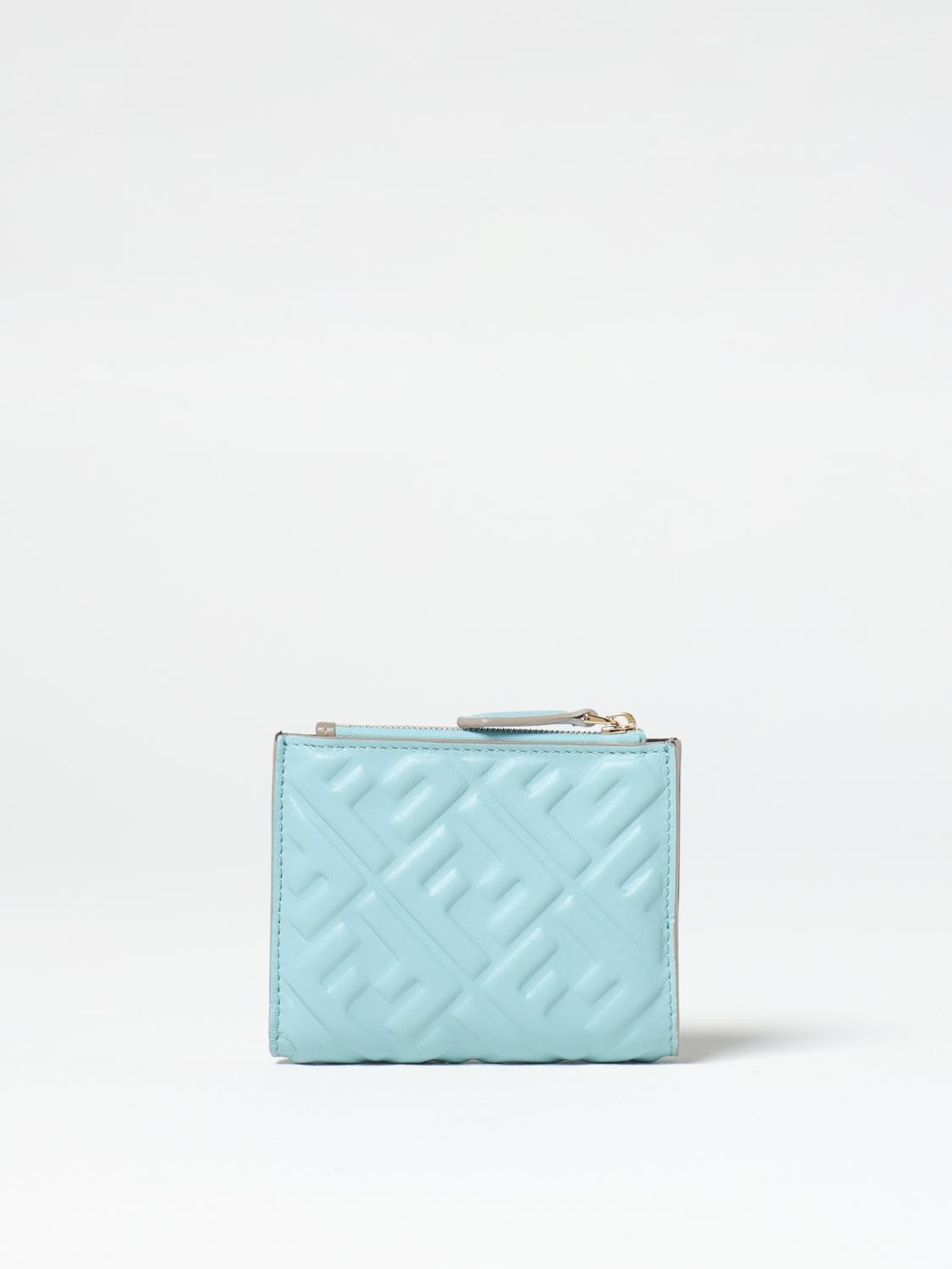 FENDI WALLET: Wallet woman Fendi, Gnawed Blue - Img 3