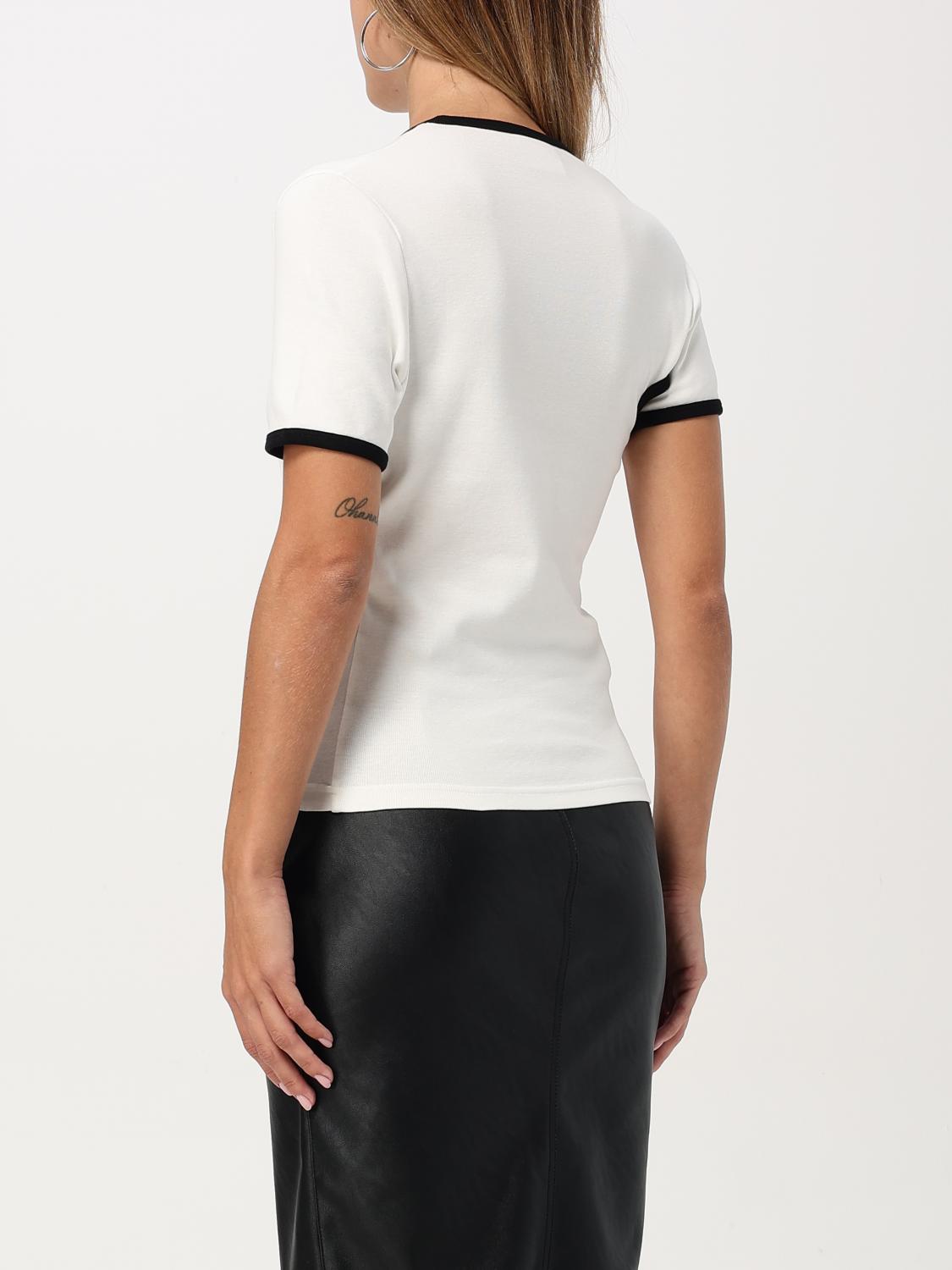 Tシャツ・カットソー COURReGES Woman T-Shirt White 424JTS154JS0175 0001 Courrèges Outlet: T-shirt woman - White | Courrèges t-shirt