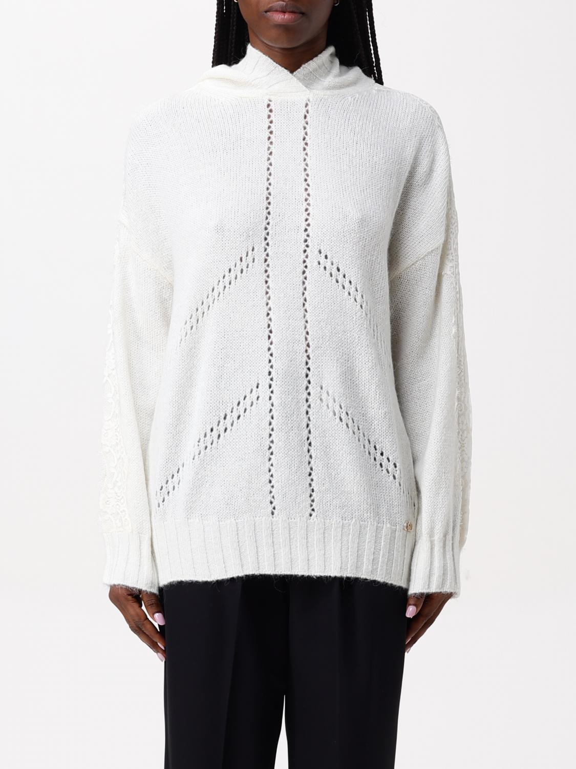 LIU JO SWEATER: Sweater woman Liu Jo, White - Img 1