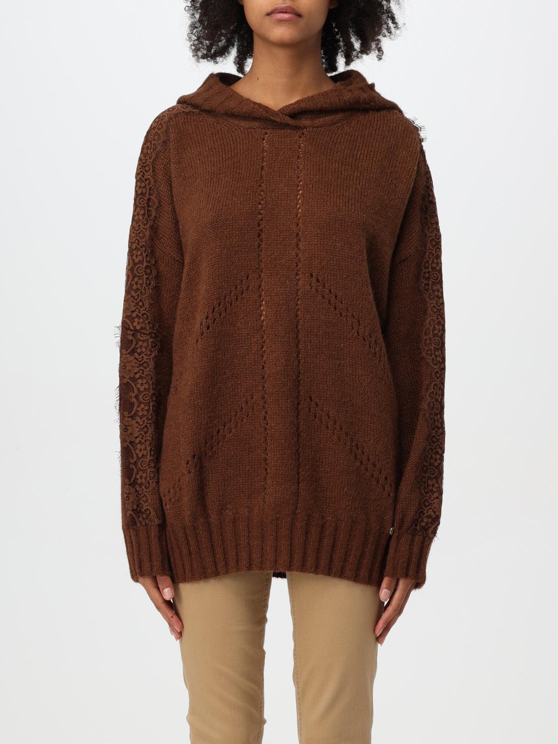 LIU JO SWEATER: Sweater woman Liu Jo, Brown - Img 1