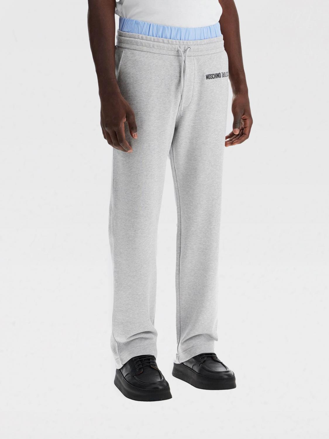 MOSCHINO COUTURE PANTS: Pants men Moschino Couture, Grey - Img 1