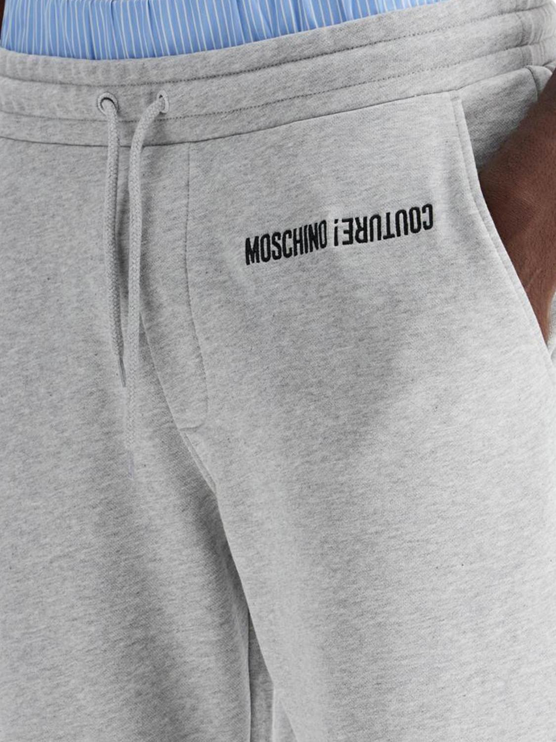 MOSCHINO COUTURE PANTS: Pants men Moschino Couture, Grey - Img 3