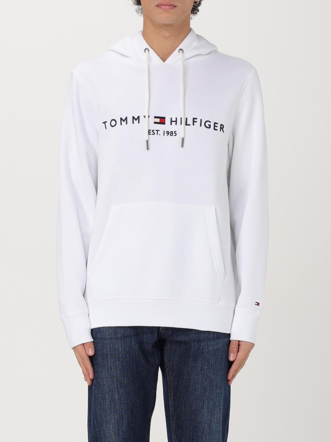 TOMMY HILFIGER SWEATSHIRT: Sweatshirt men Tommy Hilfiger, White - Img 1