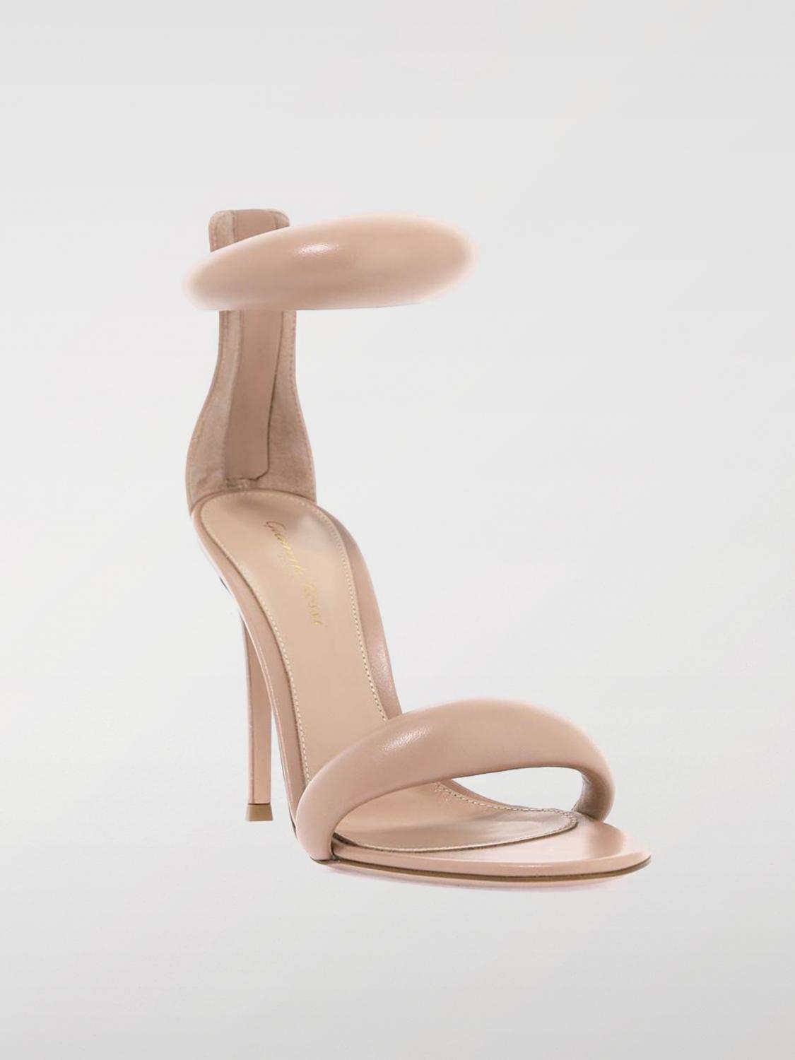 GIANVITO ROSSI HEELED SANDALS: Flat sandals woman Gianvito Rossi, Peach - Img 2