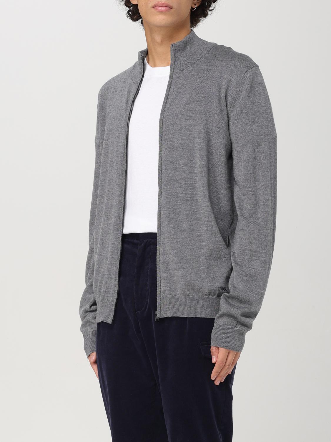 HUGO CARDIGAN: Manteau homme Manuel Ritz, Gris - Img 3