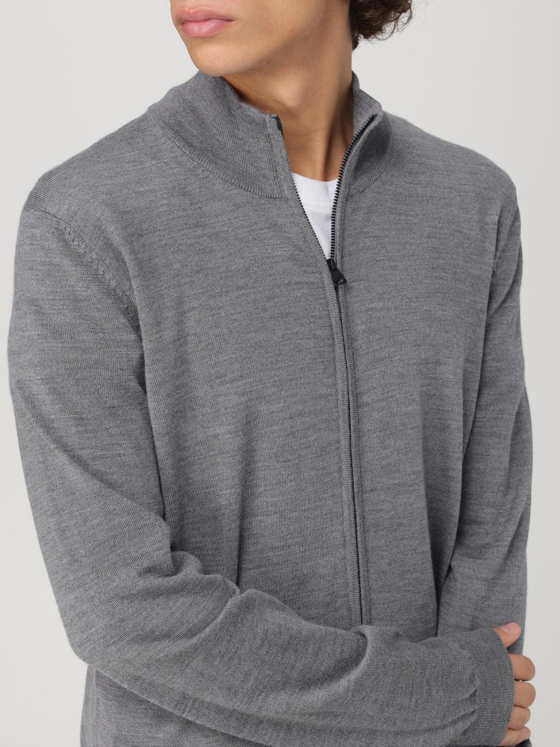 HUGO CARDIGAN: Manteau homme Manuel Ritz, Gris - Img 4