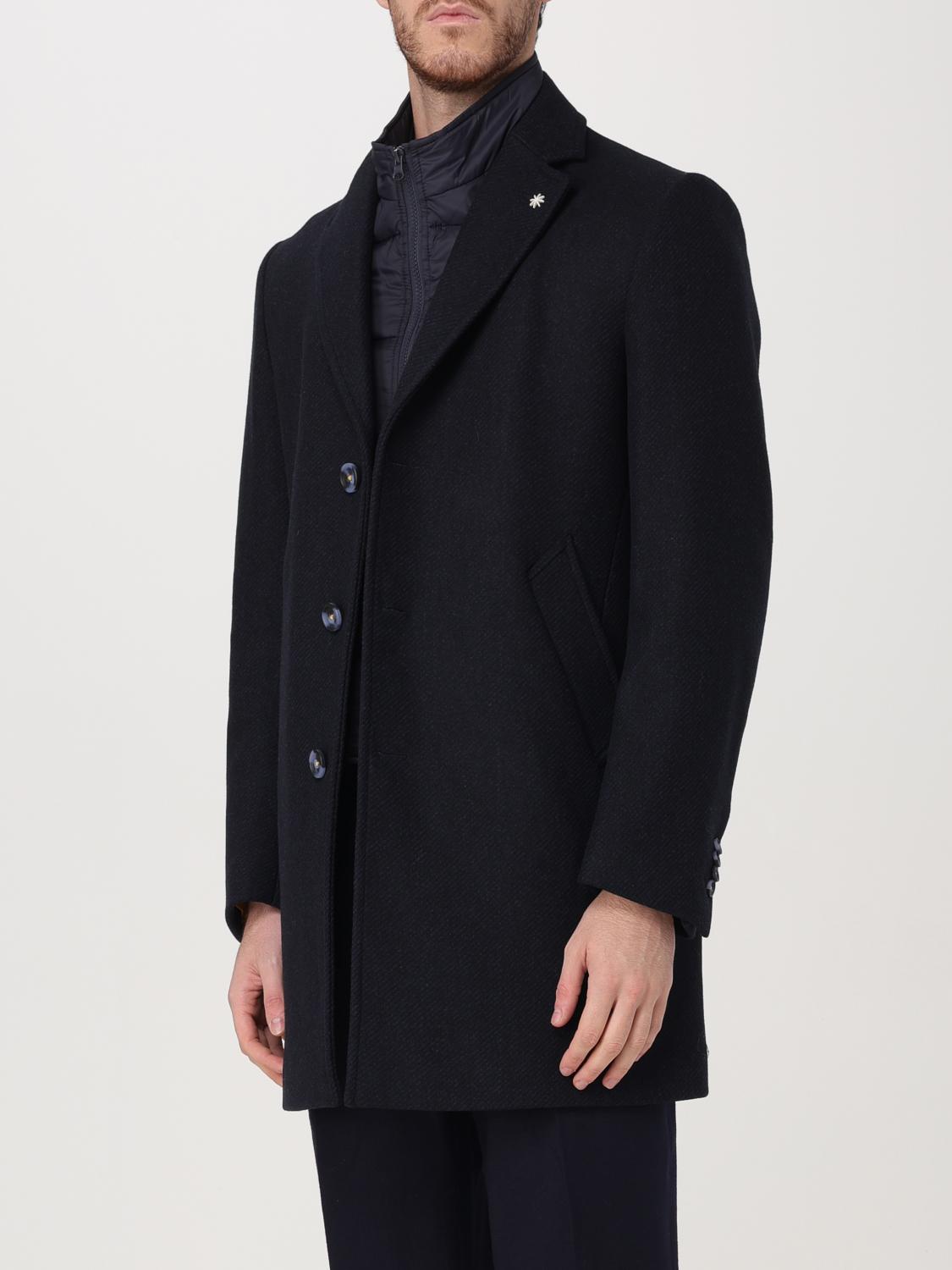 MANUEL RITZ CAPPOTTO: Cappotto Manuel Ritz in misto lana , Blue - Img 3