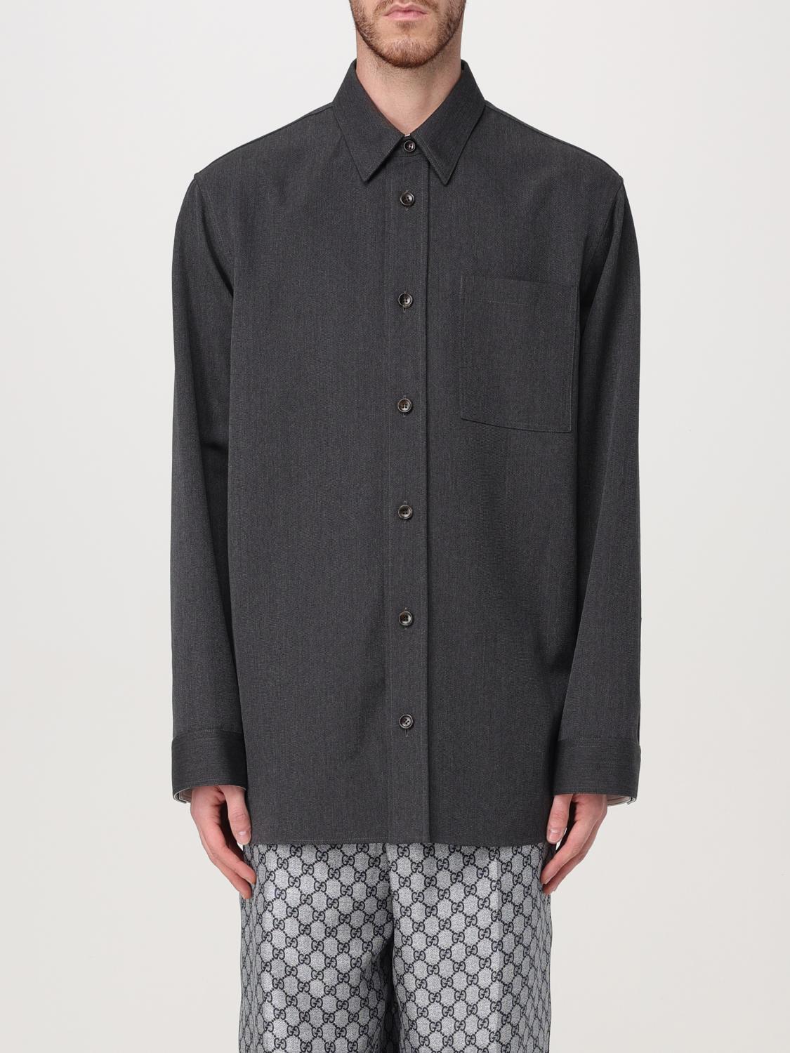 GUCCI SHIRT: Shirt men Gucci, Grey - Img 1