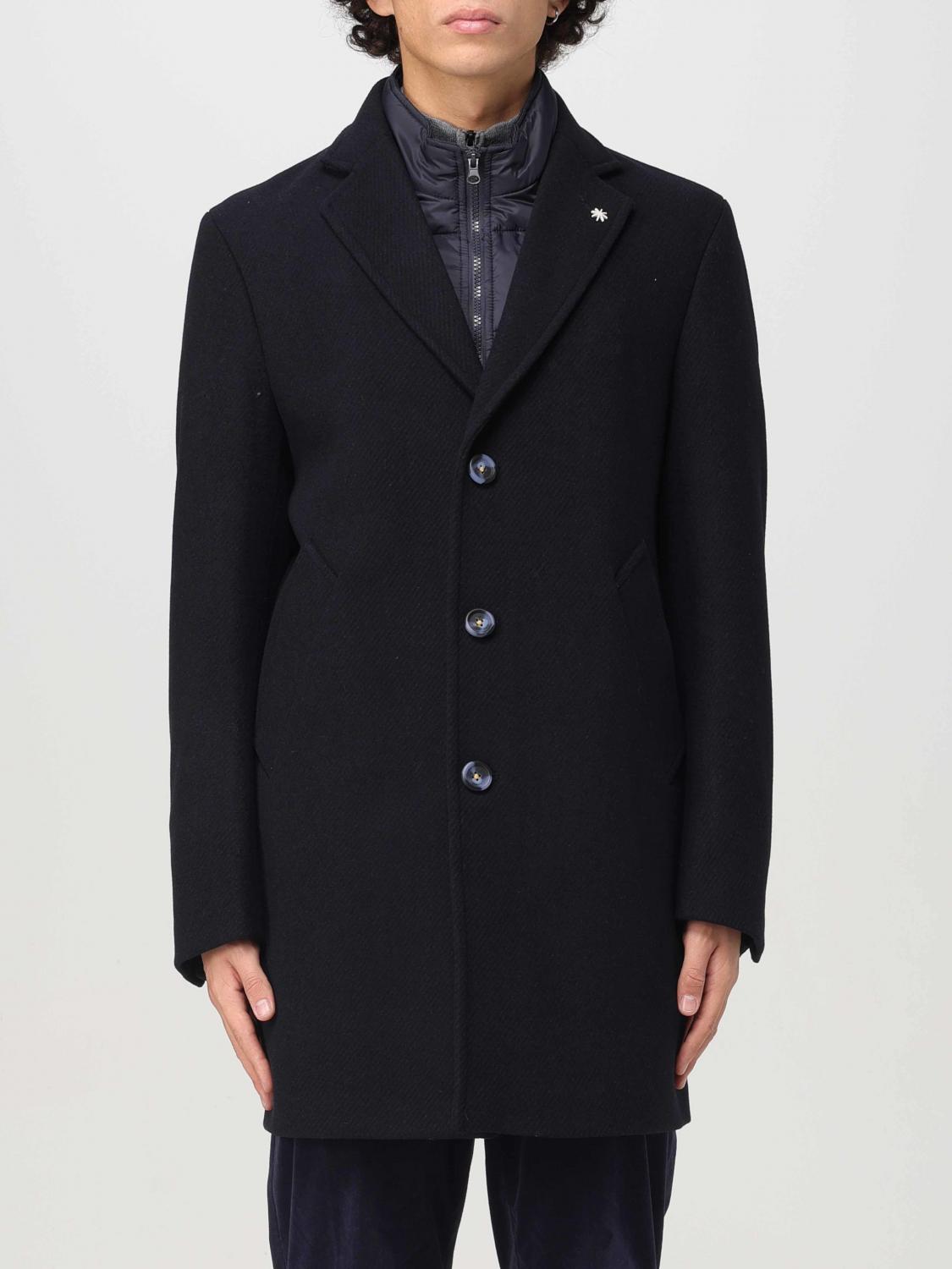 MANUEL RITZ COAT: Coat men Manuel Ritz, Blue - Img 1