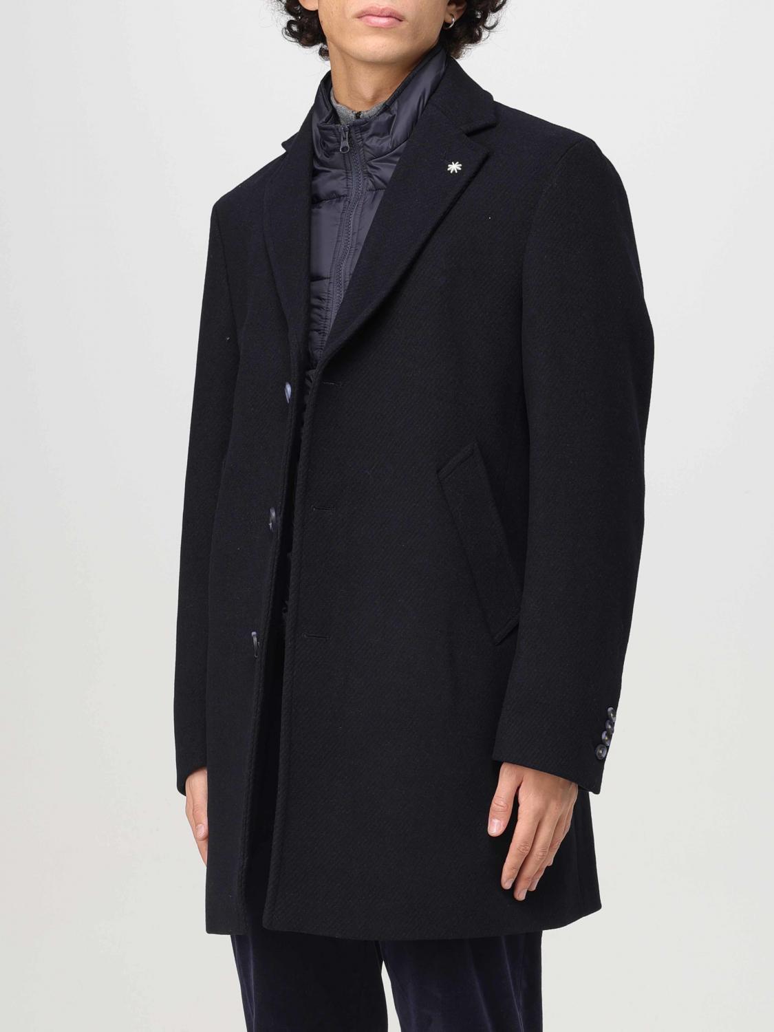 MANUEL RITZ COAT: Coat men Manuel Ritz, Blue - Img 3