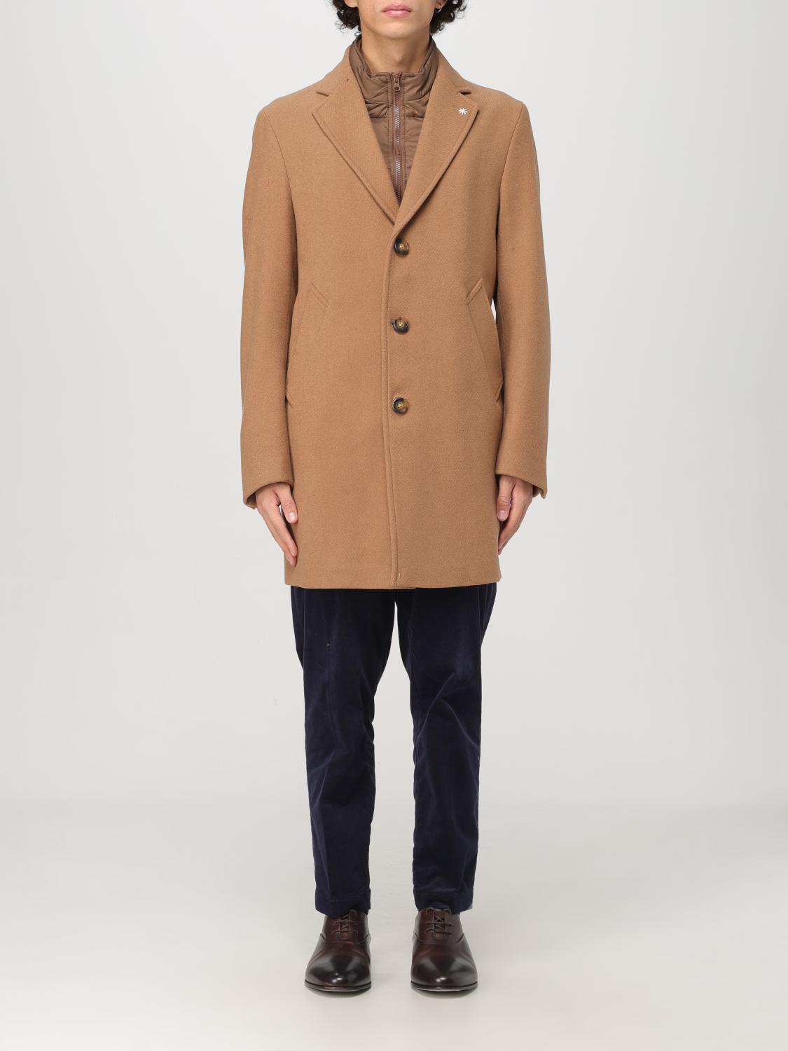 MANUEL RITZ COAT: Coat men Manuel Ritz, Camel - Img 1