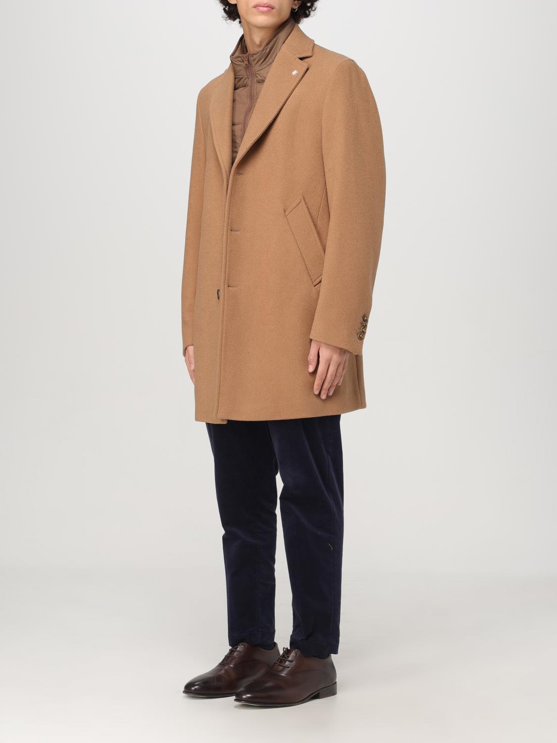 MANUEL RITZ COAT: Coat men Manuel Ritz, Camel - Img 3