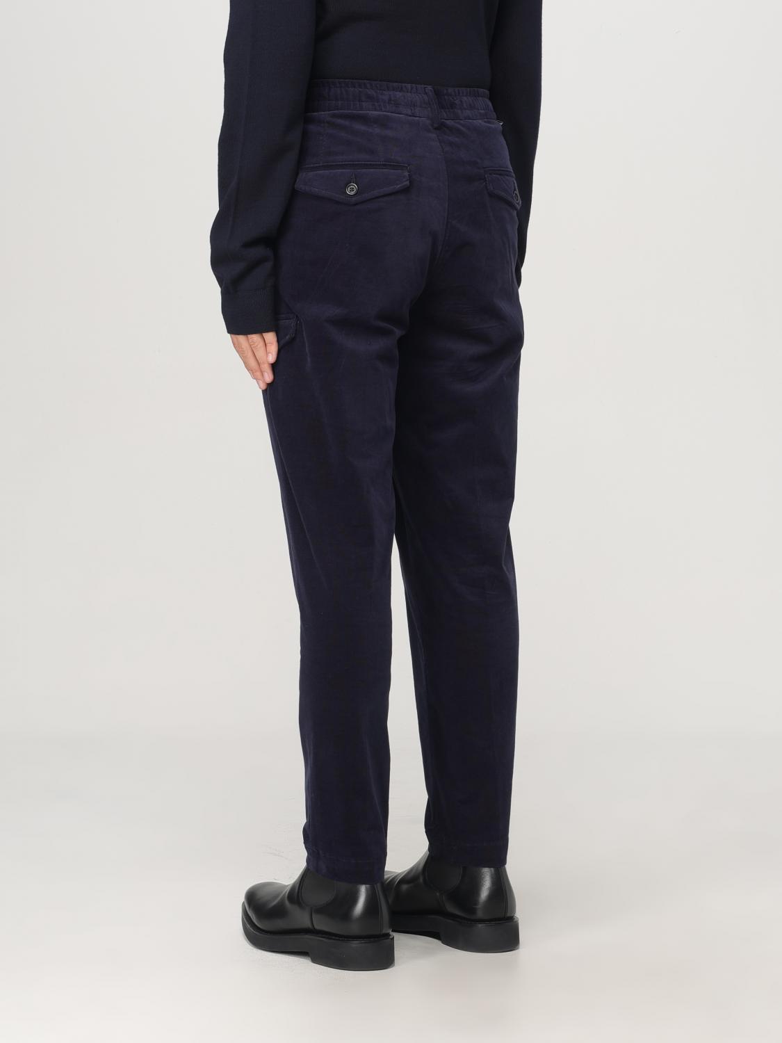 PAOLO PECORA PANTS: Pants men Paolo Pecora, Blue - Img 2