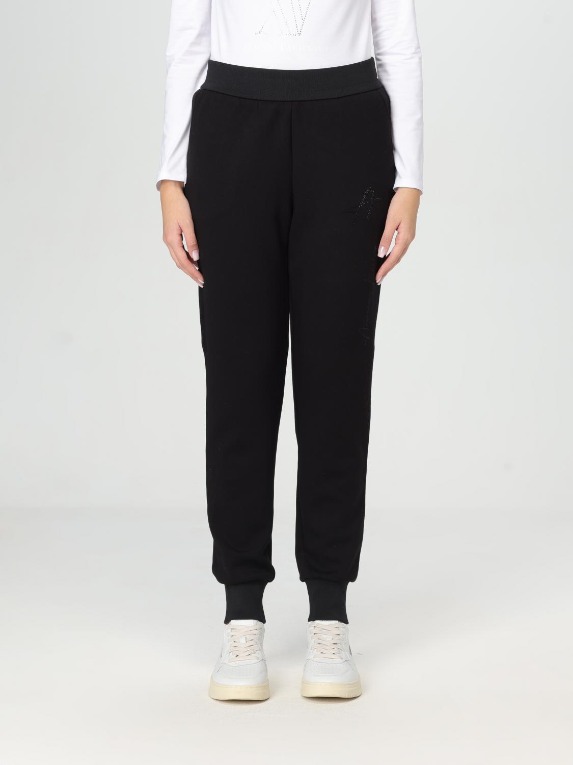 ARMANI EXCHANGE PANTS: Pants woman Armani Exchange, Black - Img 1