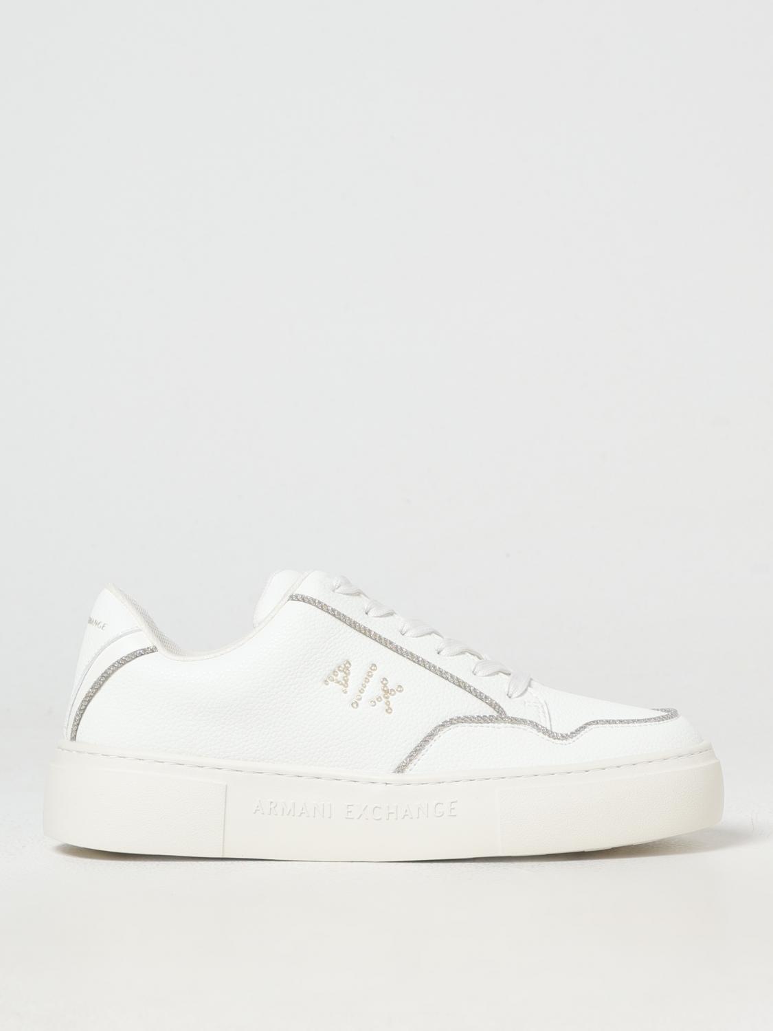 ARMANI EXCHANGE SNEAKERS: Sneakers woman Armani Exchange, White - Img 1