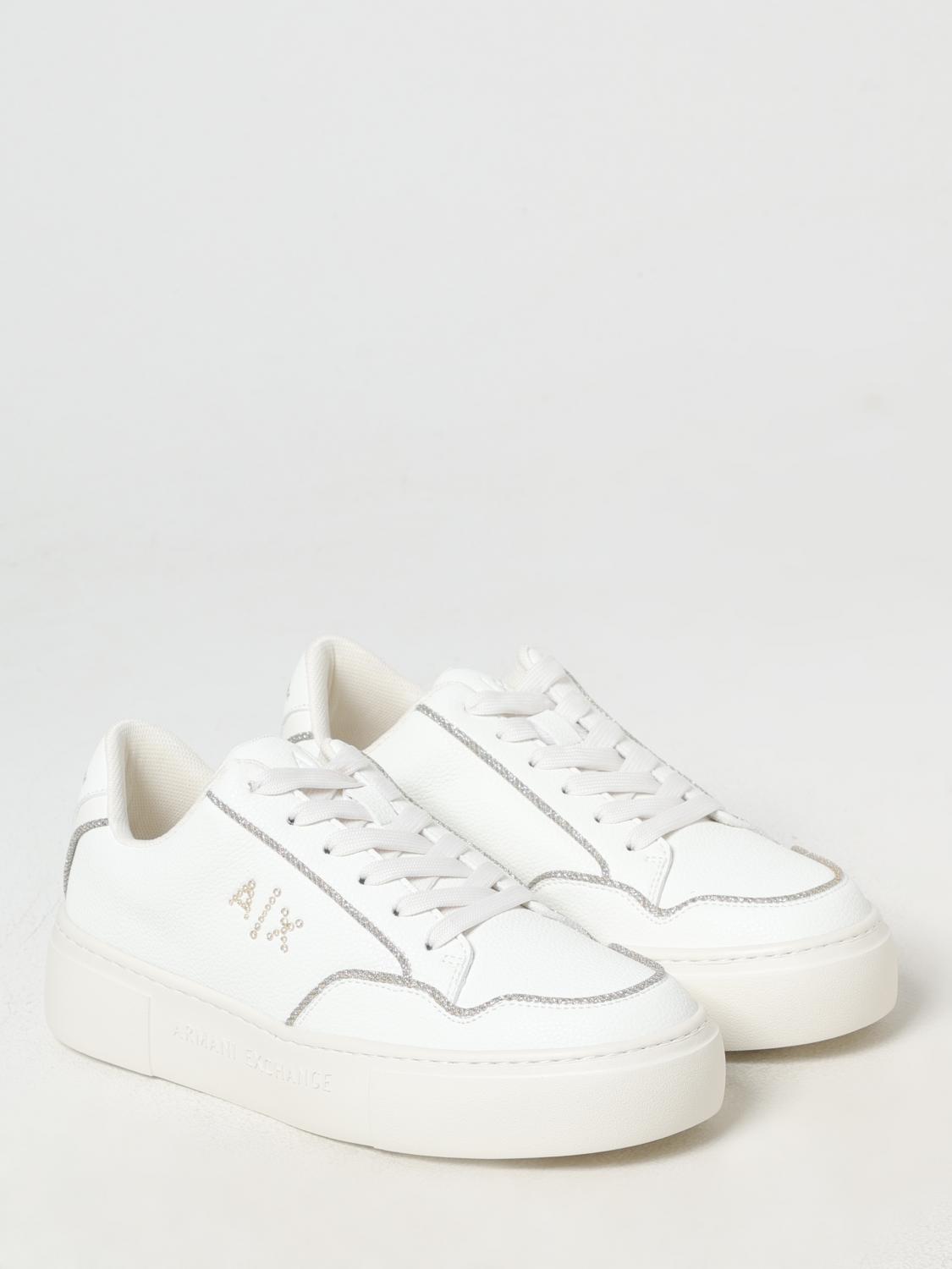 ARMANI EXCHANGE SNEAKERS: Sneakers woman Armani Exchange, White - Img 2