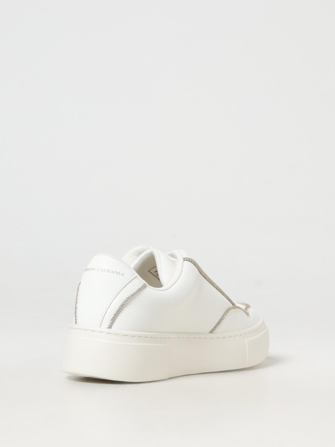 ARMANI EXCHANGE SNEAKERS: Sneakers woman Armani Exchange, White - Img 3