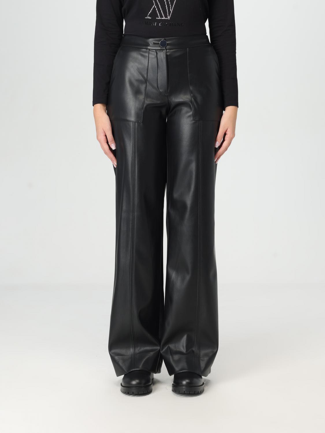 ARMANI EXCHANGE PANTS: Pants woman Armani Exchange, Black - Img 1