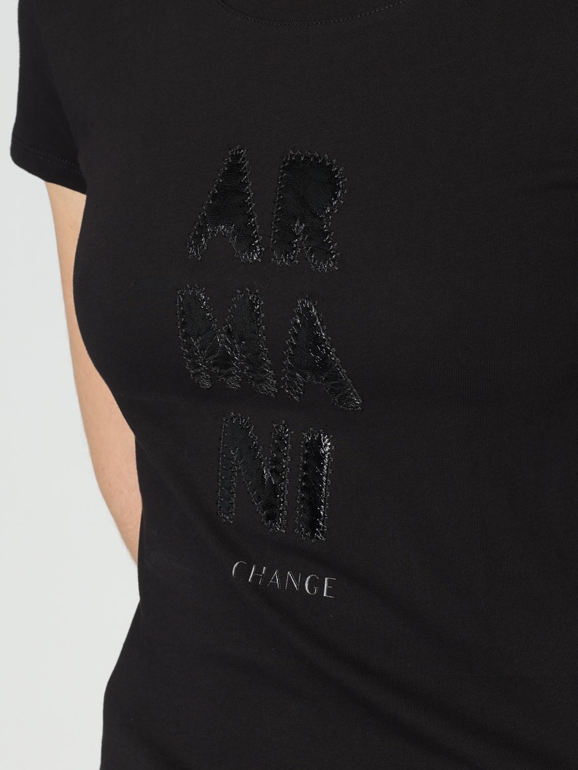 ARMANI EXCHANGE T-SHIRT: T-shirt woman Armani Exchange, Black - Img 3