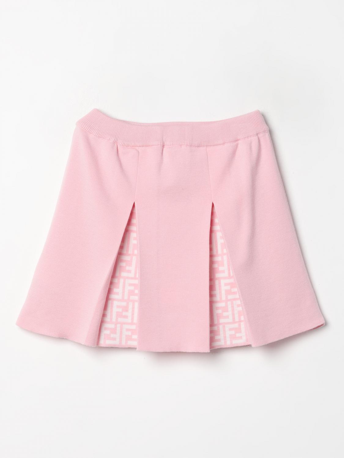 FENDI FALDA: Falda niños Fendi, Blanco - Img 1