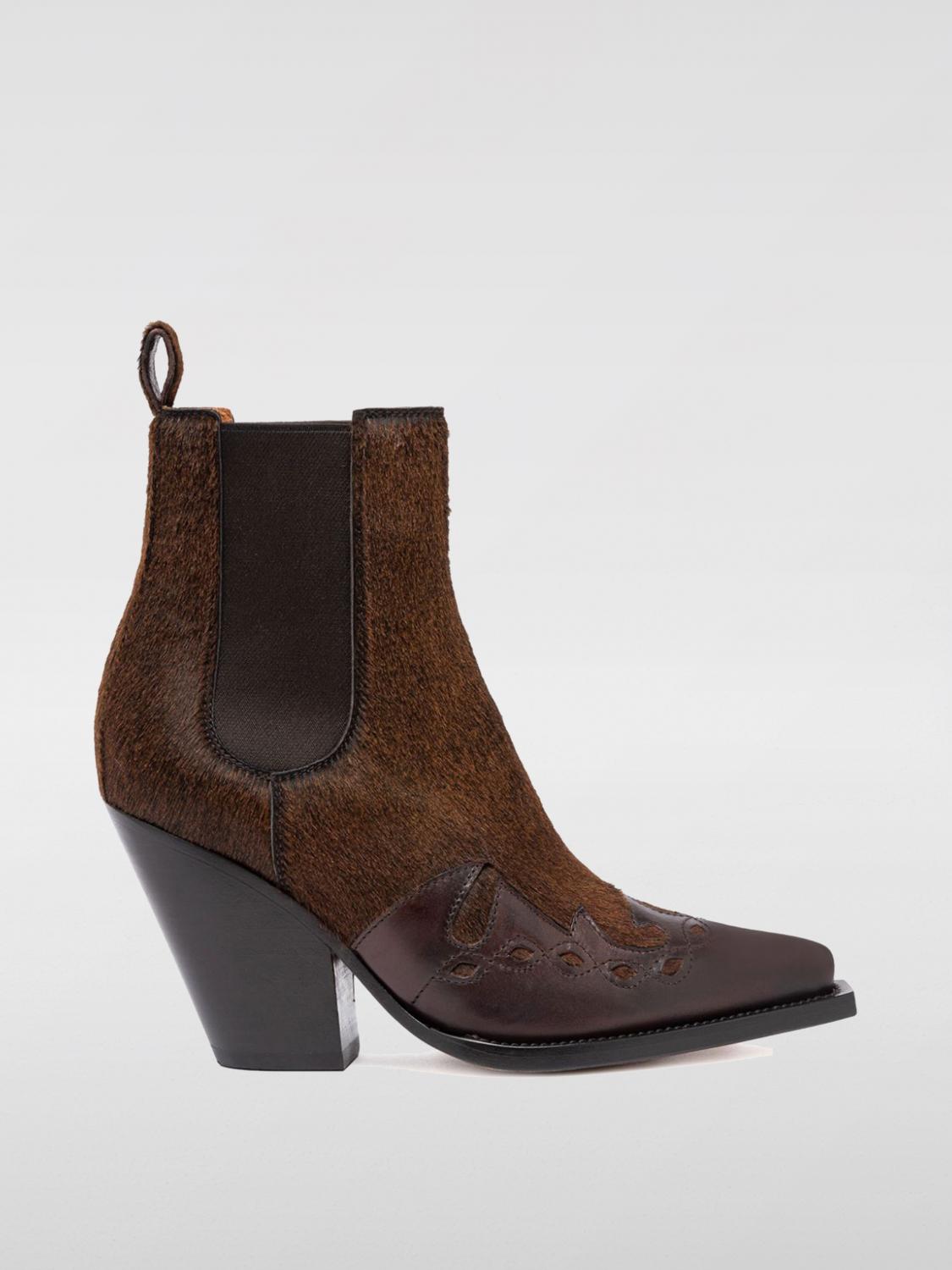 BUTTERO FLAT ANKLE BOOTS: Boots men Buttero, Brown - Img 1