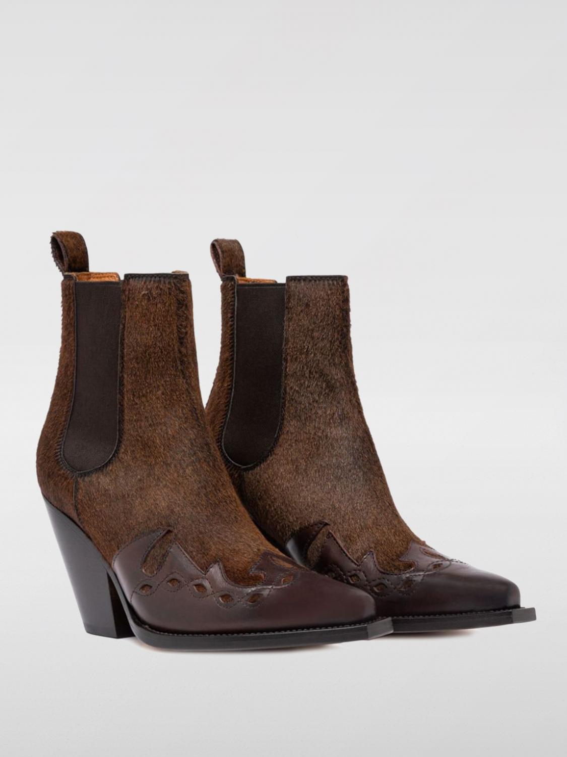 BUTTERO FLAT ANKLE BOOTS: Boots men Buttero, Brown - Img 2