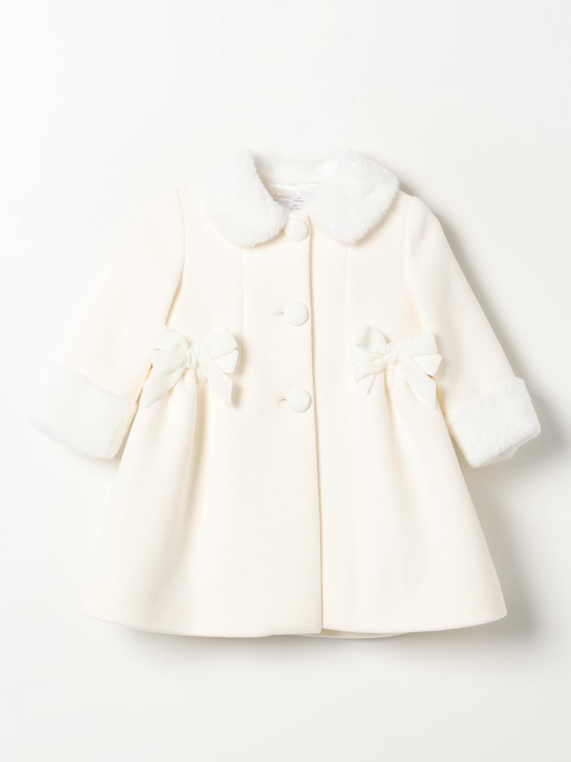 COLORI CHIARI COATS: Coats kids Colori Chiari, Ivory - Img 1