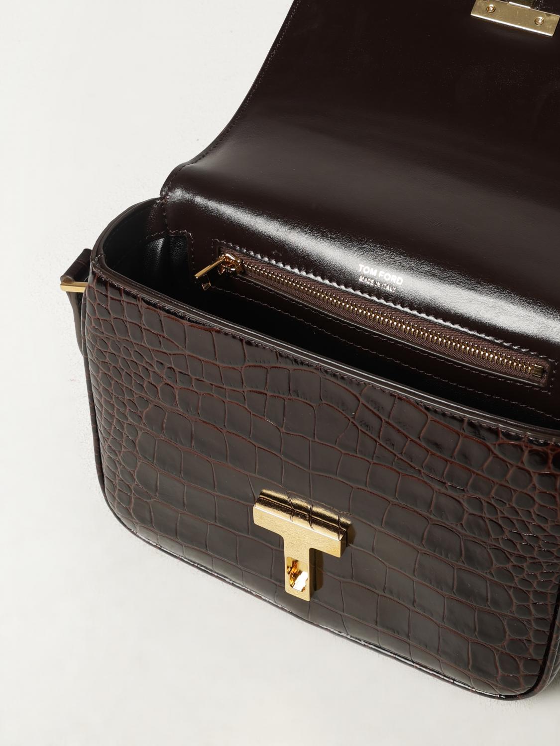 ショルダーバッグ・ポシェット TOM FORD Woman Crossbody bags Brown L1831LCL395X 1B087 Tom Ford Outlet: Shoulder bag woman - Brown | Tom Ford