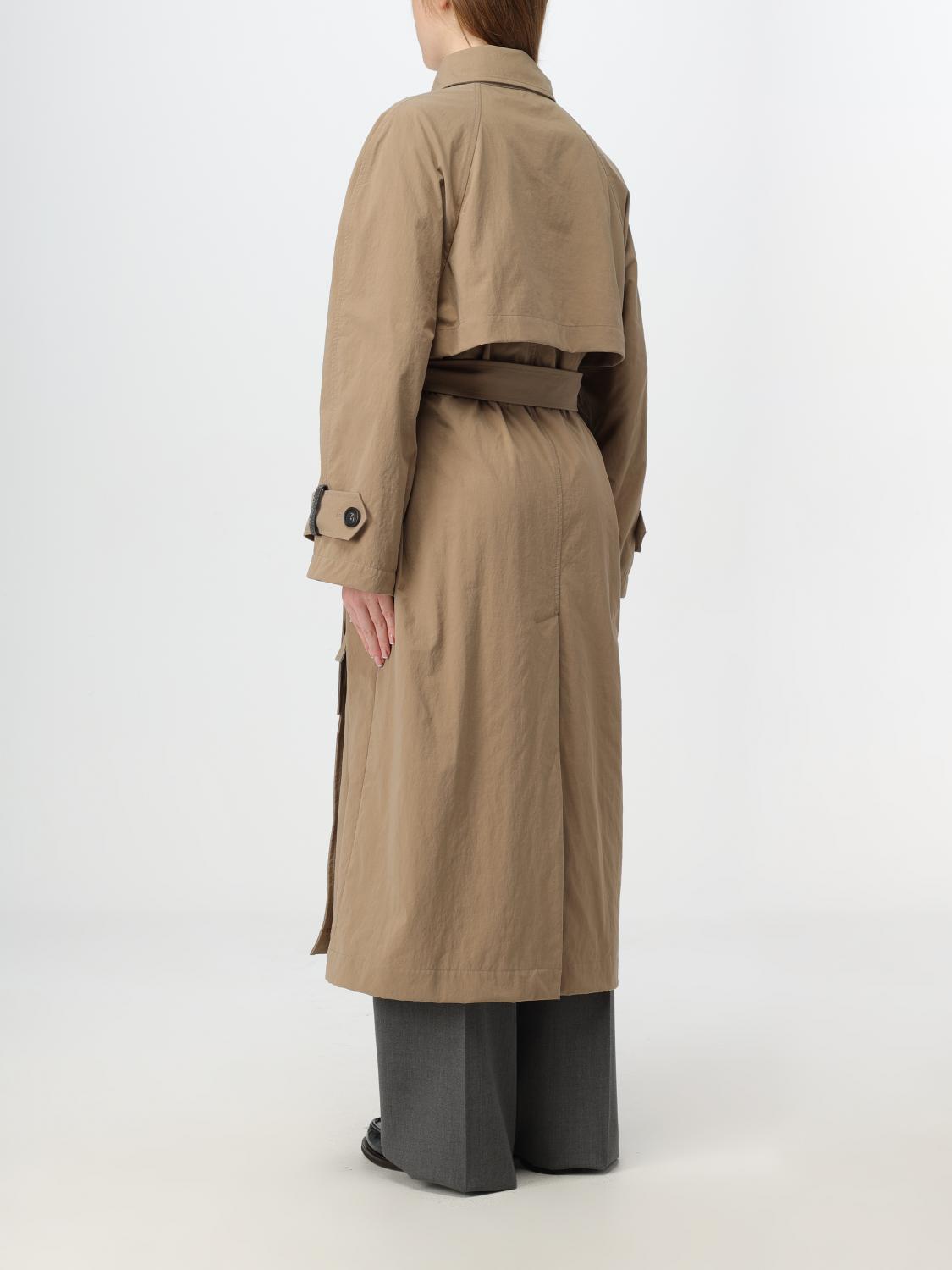 BRUNELLO CUCINELLI TRENCH: Trench Brunello Cucinelli in nylon , Beige - Img 3