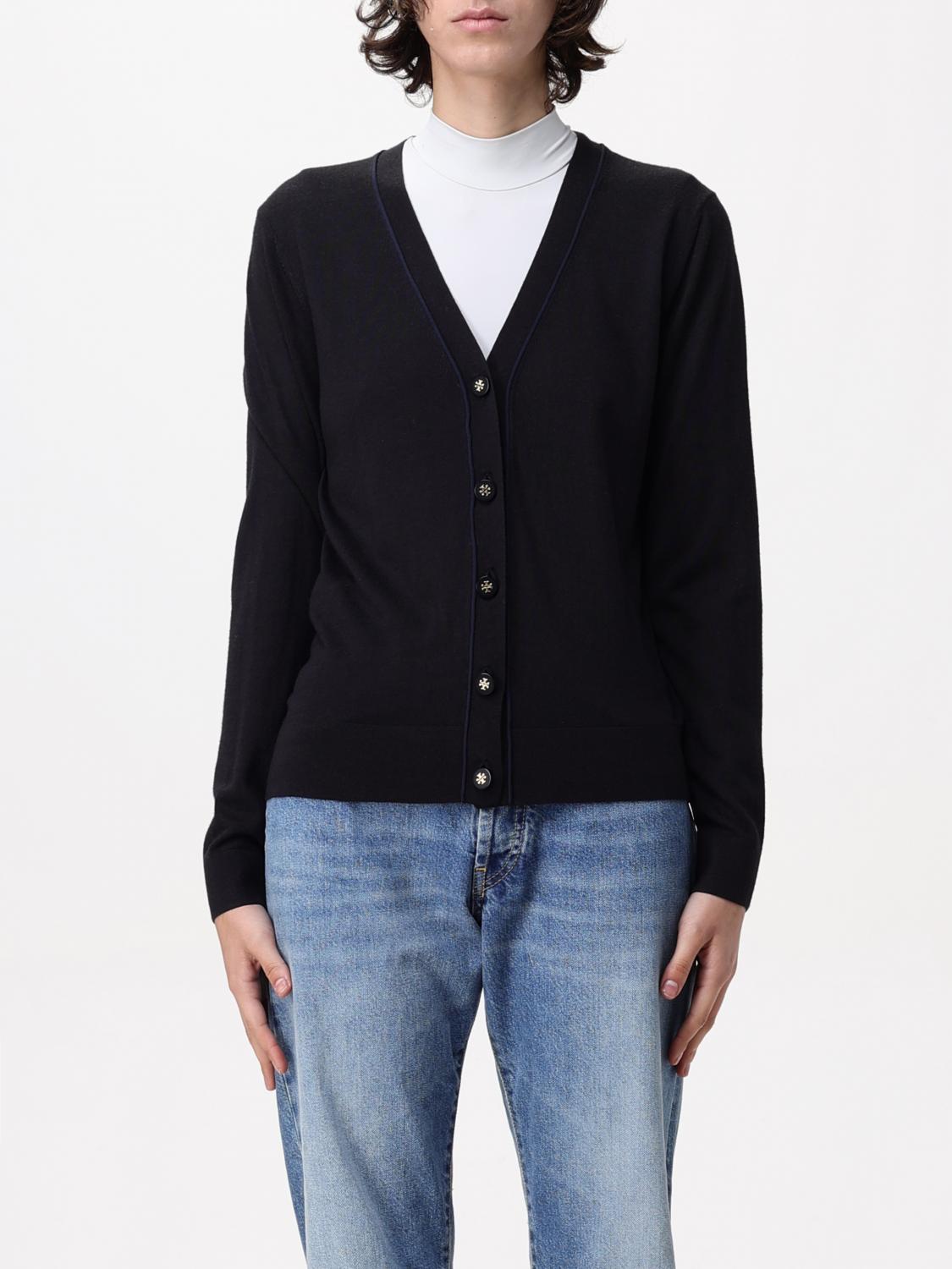 TORY BURCH CARDIGAN: Cardigan woman Tory Burch, Black - Img 1