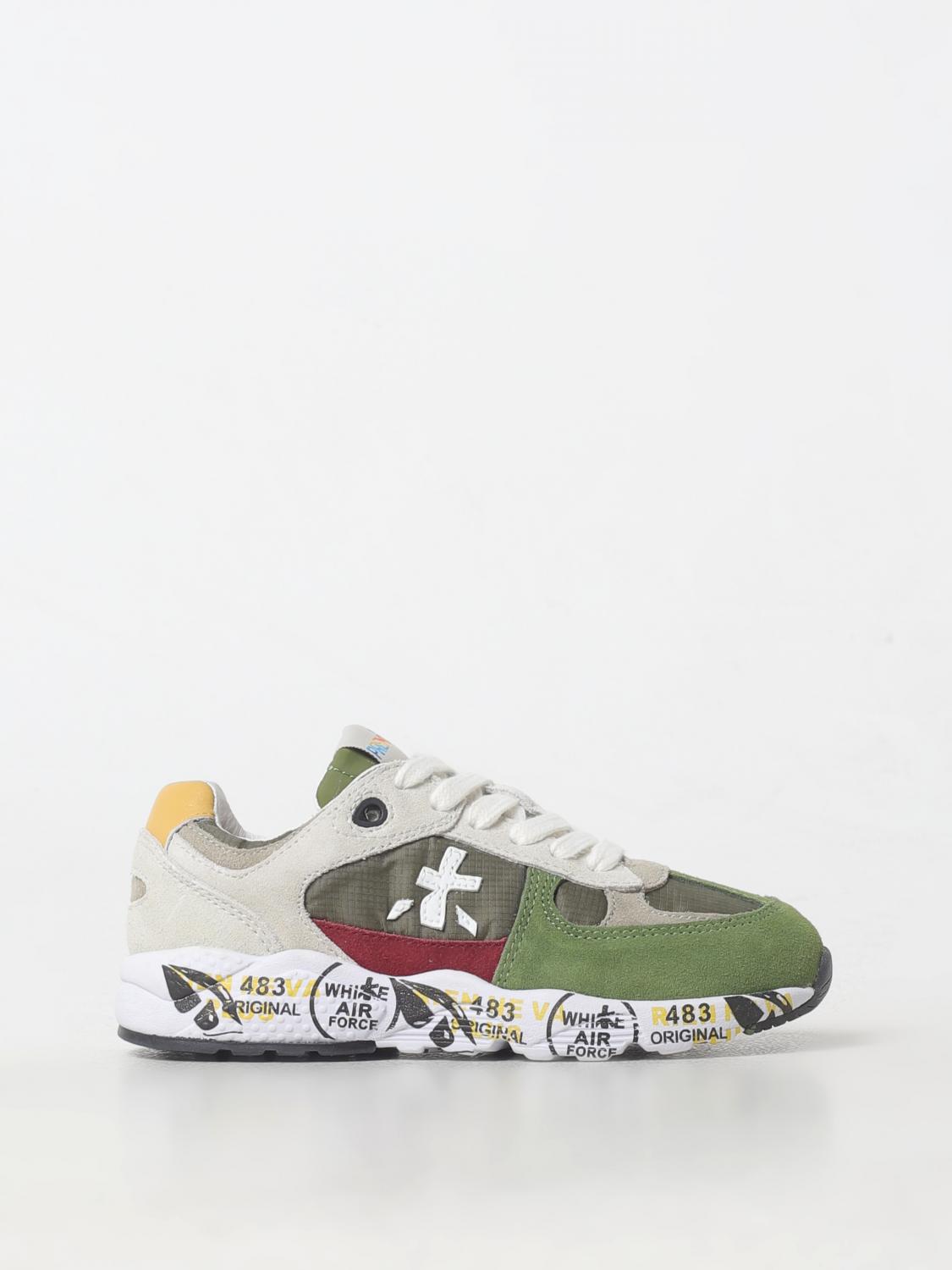 PREMIATA SNEAKERS: Shoes kids Premiata, Green - Img 1