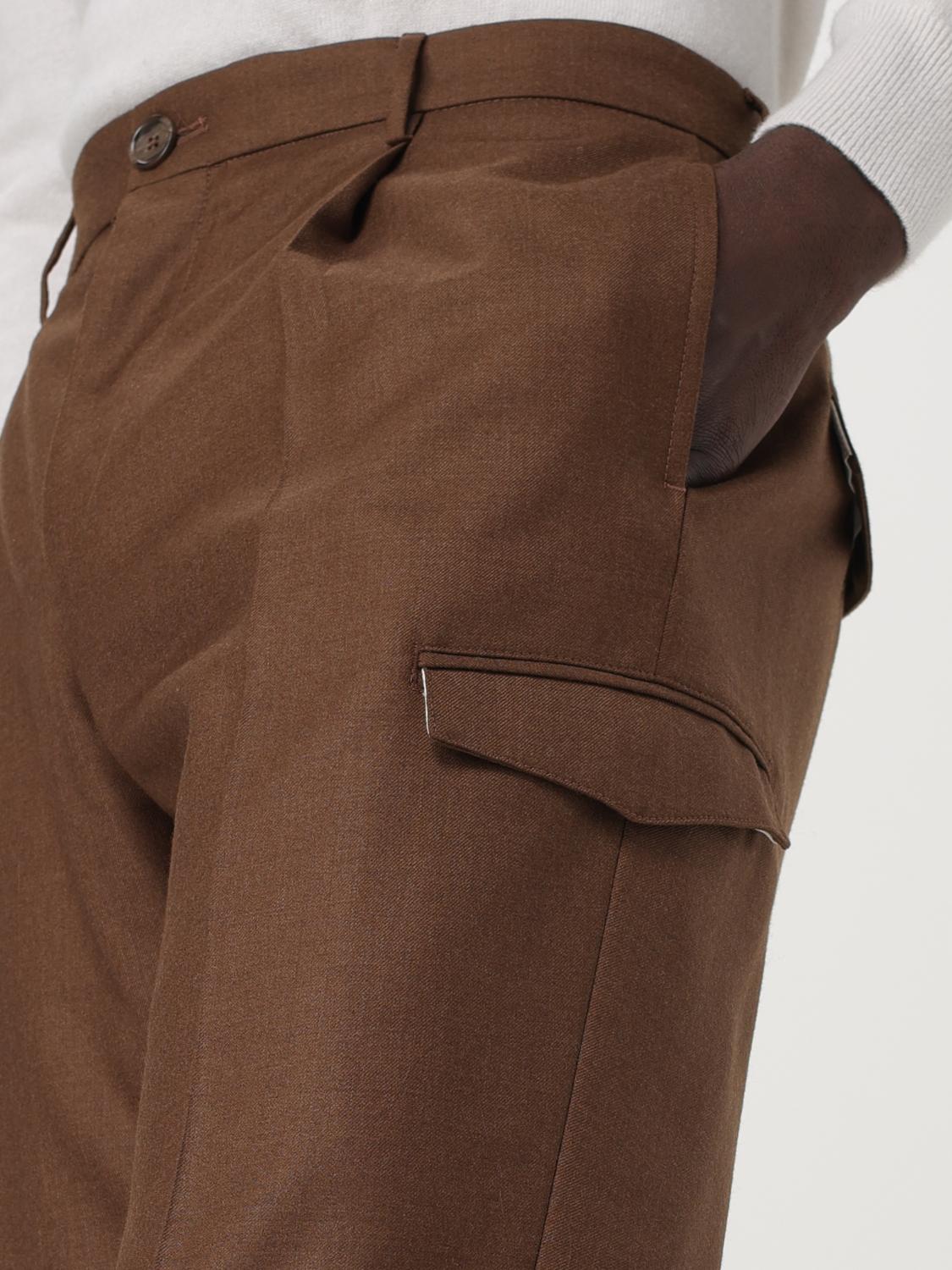 TAGLIATORE PANTS: Pants men Tagliatore, Brown - Img 3