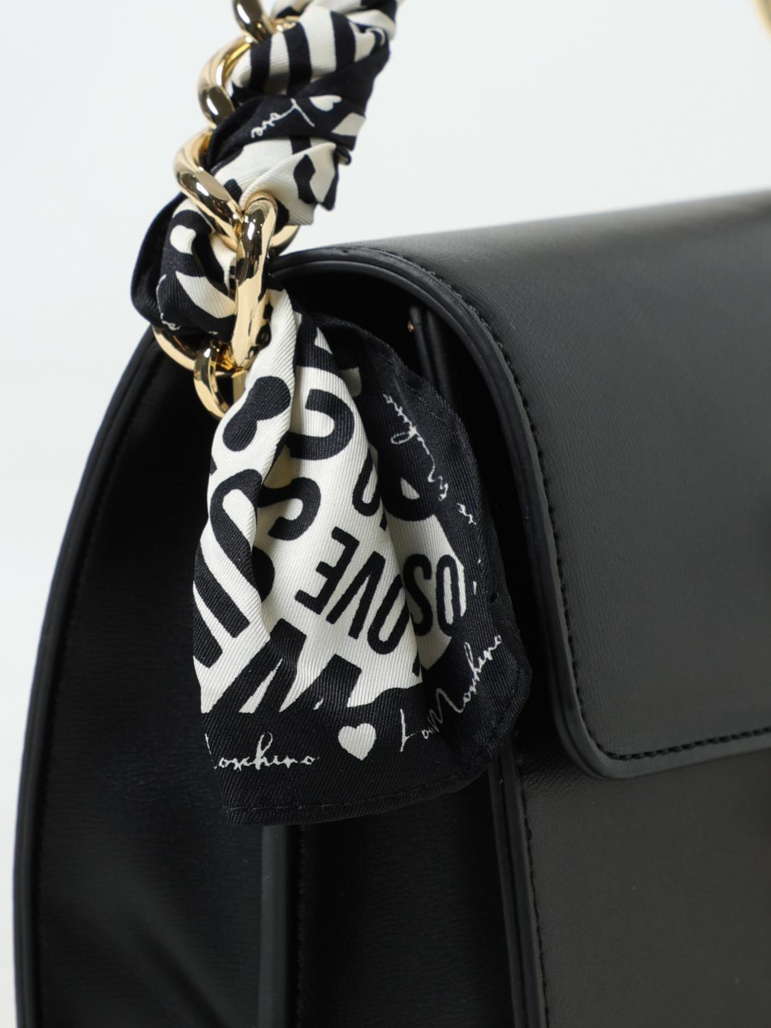 LOVE MOSCHINO HANDTASCHE: Handtasche damen Love Moschino, Schwarz - Img 3