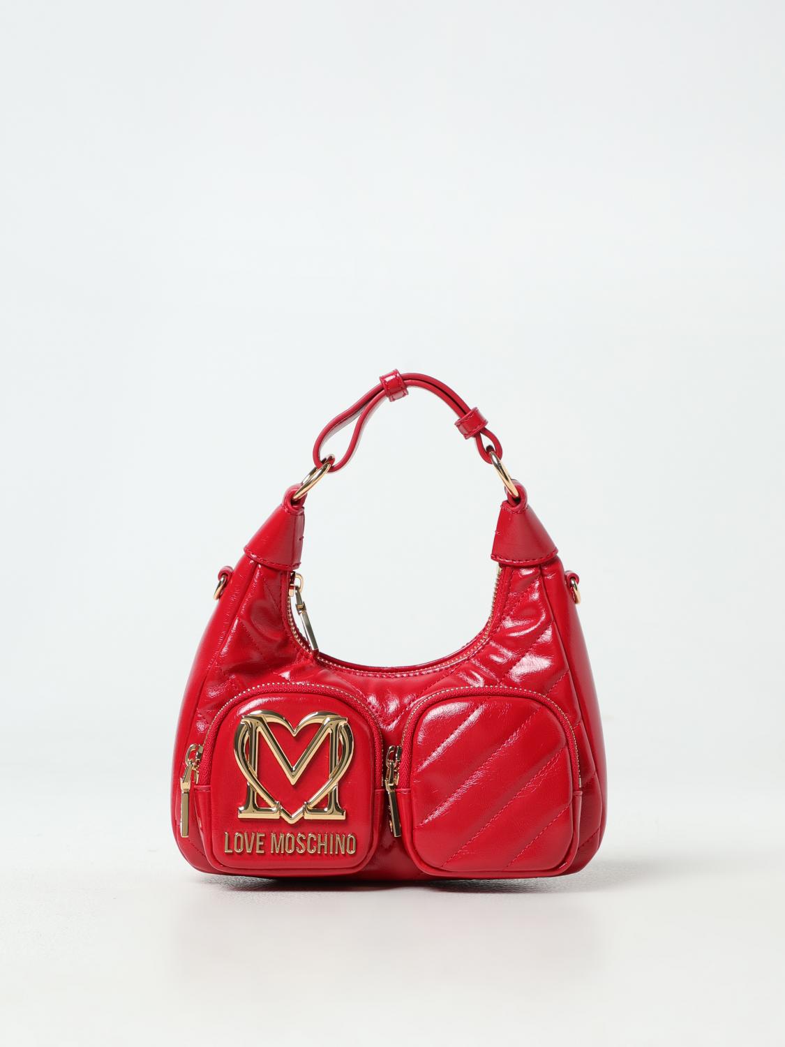 LOVE MOSCHINO 手提包: 手提包 女士 Love Moschino, 红色 - Img 1