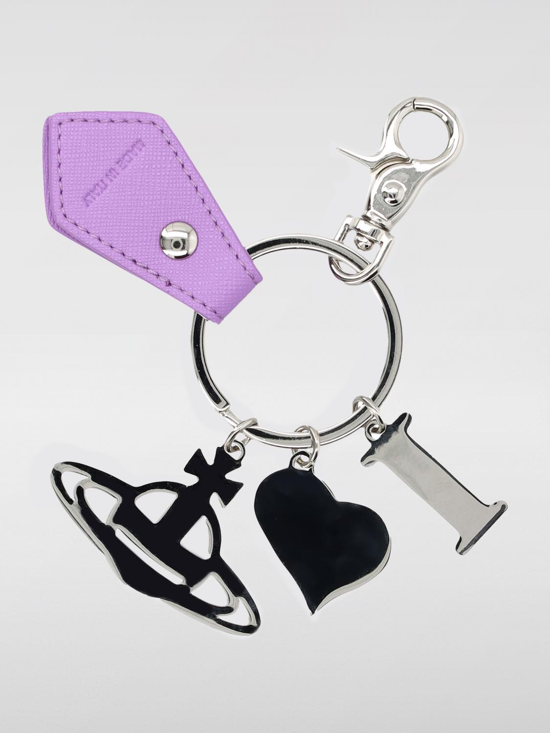 VIVIENNE WESTWOOD KEY CHAIN: Key chain woman Vivienne Westwood, Violet - Img 2