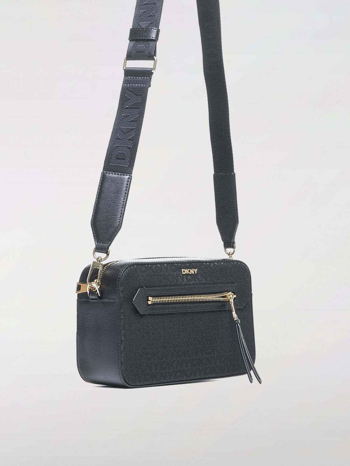 DKNY UMHÄNGETASCHE: Schultertasche damen Dkny, Schwarz - Img 3