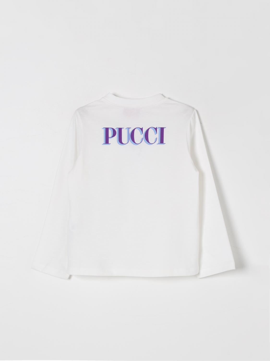 PUCCI T-SHIRT: T-shirt kids Pucci, Ivory - Img 2