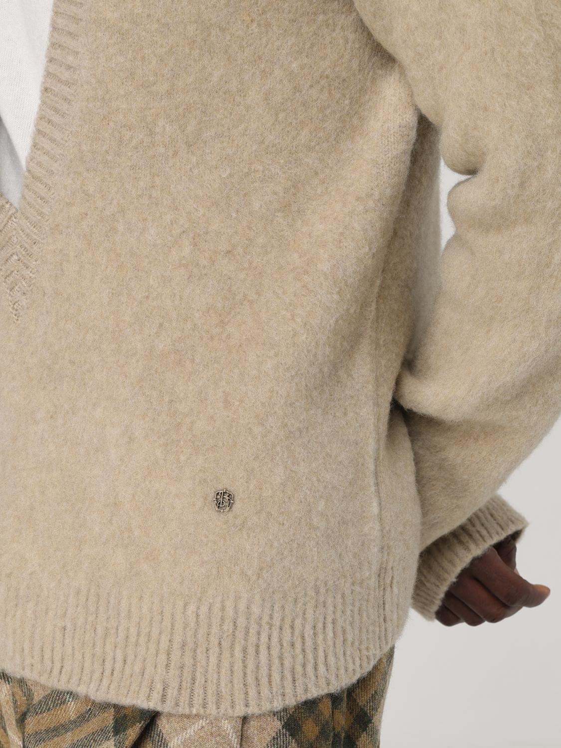 BURBERRY SWEATER: Sweater men Burberry, Beige - Img 5