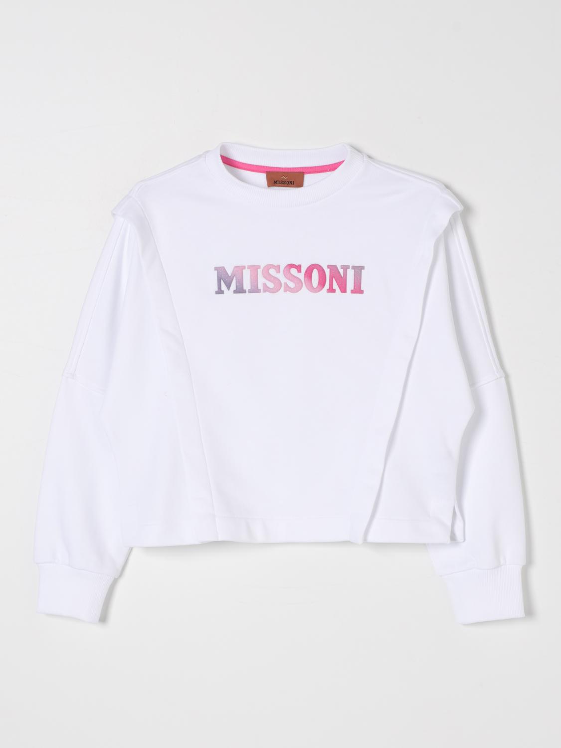 MISSONI T-SHIRT: T-shirt kids Missoni, White - Img 1